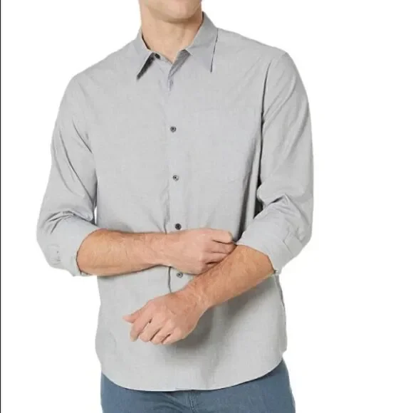 NWT Calvin Klein The Stretch-Cotton Shirt - Picture 7 of 12